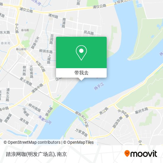 踏浪网咖(明发广场店)地图