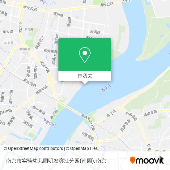 南京市实验幼儿园明发滨江分园(南园)地图