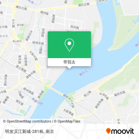 明发滨江新城-281栋地图