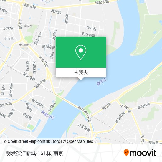 明发滨江新城-161栋地图