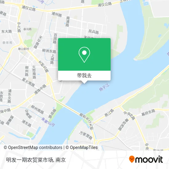 明发一期农贸菜市场地图