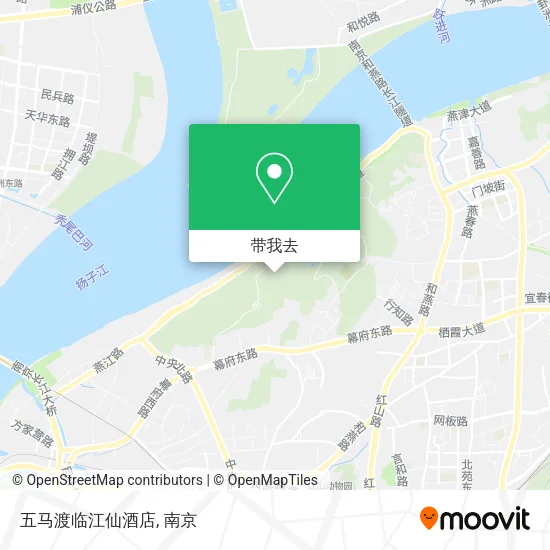 五马渡临江仙酒店地图