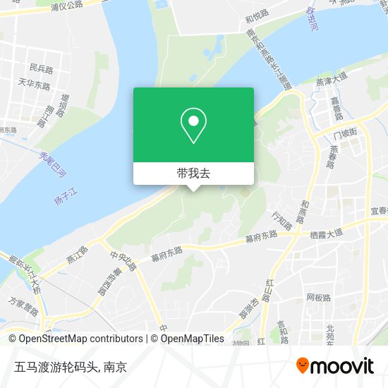 五马渡游轮码头地图