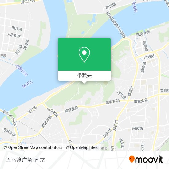 五马渡广场地图