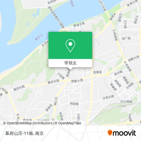 幕府山庄-11栋地图