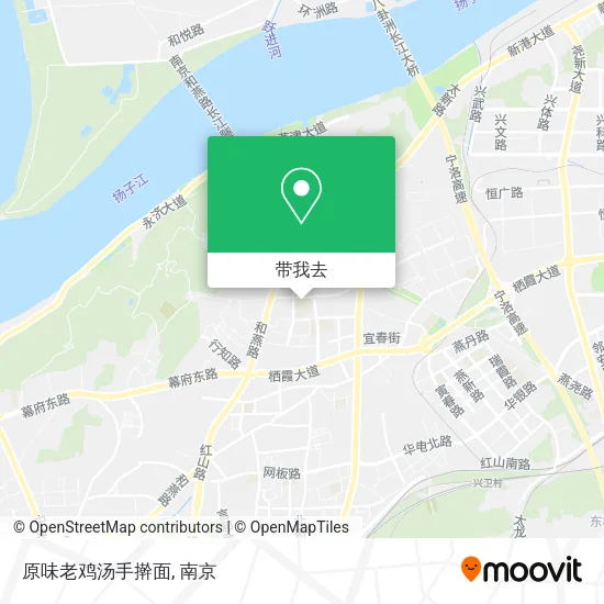 原味老鸡汤手擀面地图