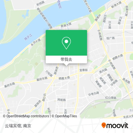云瑞宾馆地图