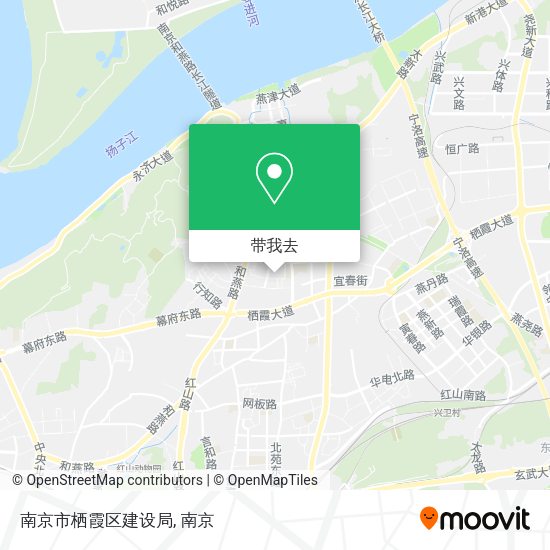 南京市栖霞区建设局地图