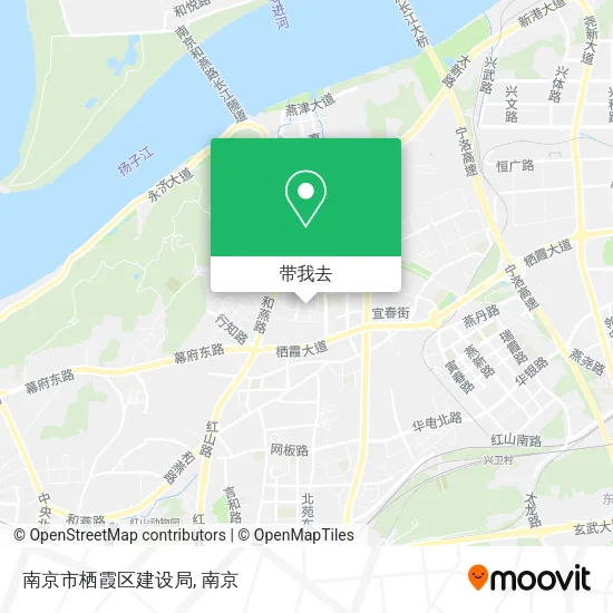 南京市栖霞区建设局地图