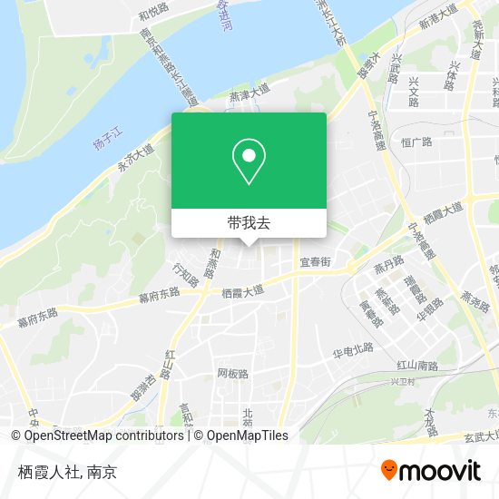 栖霞人社地图