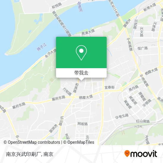 南京兴武印刷厂地图