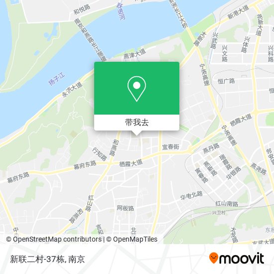 新联二村-37栋地图