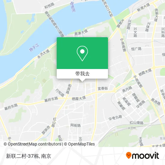 新联二村-37栋地图