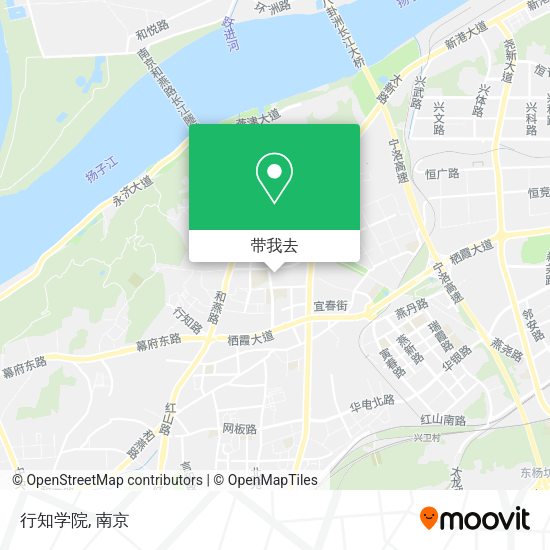 行知学院地图