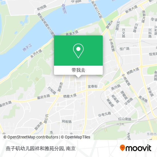 燕子矶幼儿园祥和雅苑分园地图