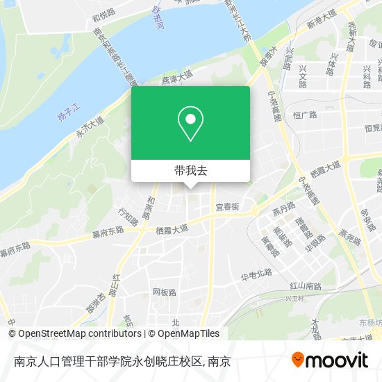 南京人口管理干部学院永创晓庄校区地图
