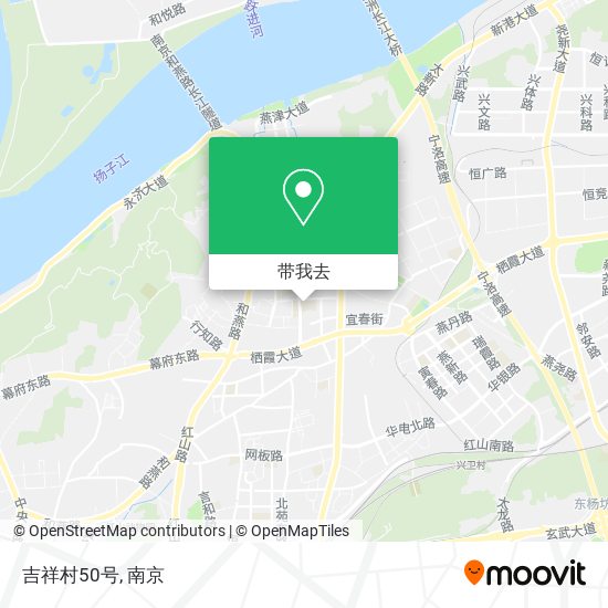 吉祥村50号地图
