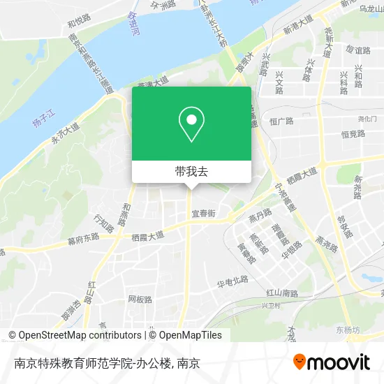南京特殊教育师范学院-办公楼地图