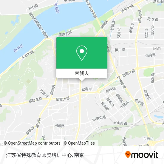 江苏省特殊教育师资培训中心地图