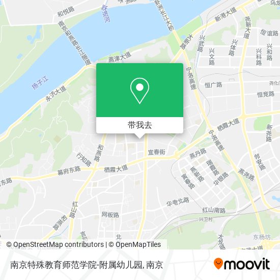 南京特殊教育师范学院-附属幼儿园地图