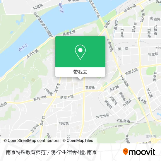 南京特殊教育师范学院-学生宿舍4幢地图