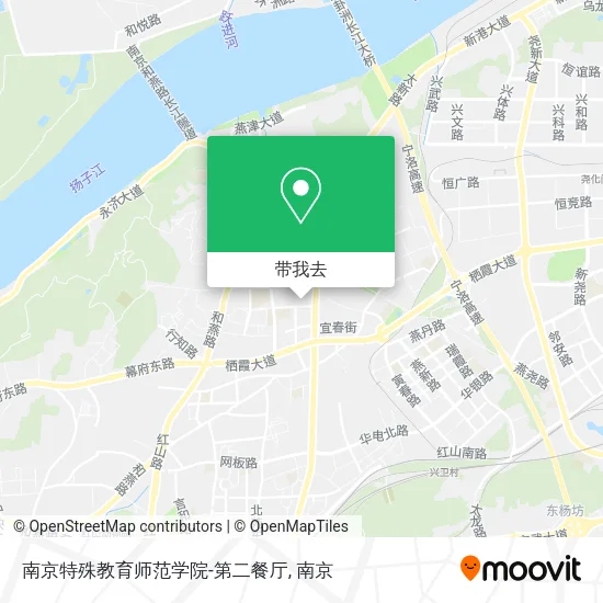 南京特殊教育师范学院-第二餐厅地图