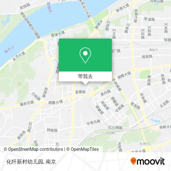 化纤新村幼儿园地图