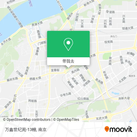 万鑫世纪苑-13幢地图