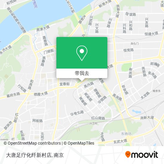 大唐足疗化纤新村店地图