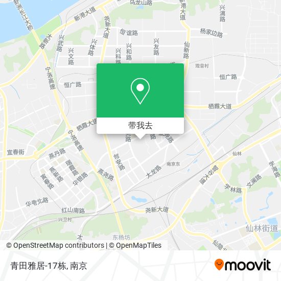 青田雅居-17栋地图