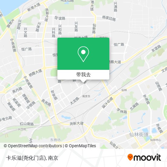 卡乐滋(尧化门店)地图