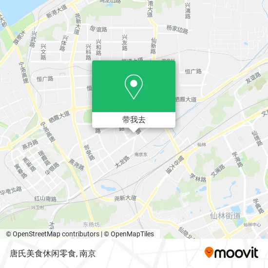 唐氏美食休闲零食地图