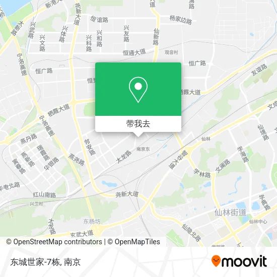 东城世家-7栋地图