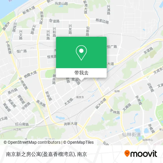 南京新之房公寓(盈嘉香榴湾店)地图