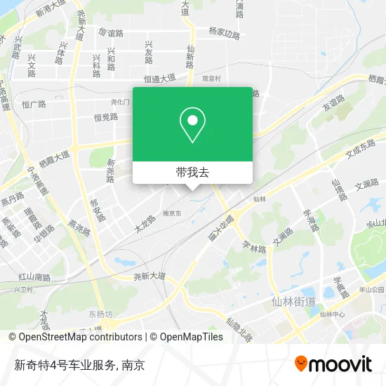 新奇特4号车业服务地图