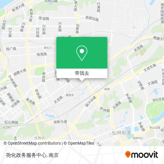 尧化政务服务中心地图