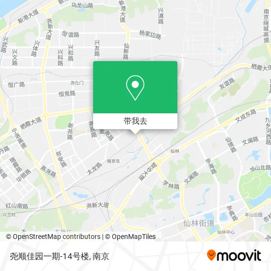 尧顺佳园一期-14号楼地图