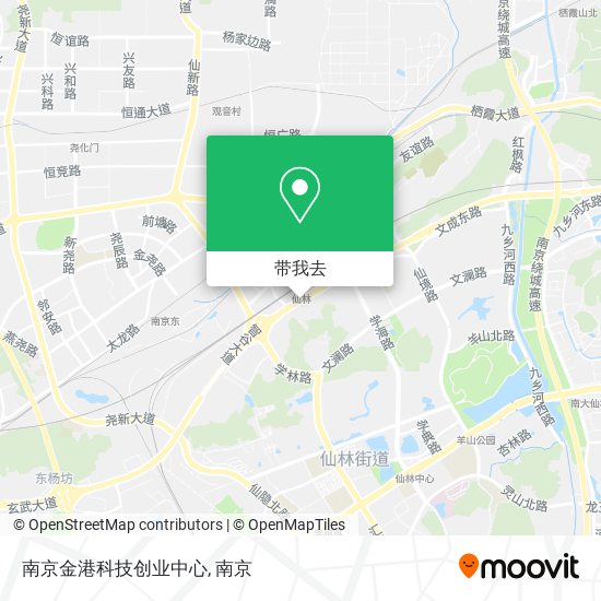 南京金港科技创业中心地图