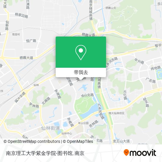 南京理工大学紫金学院-图书馆地图