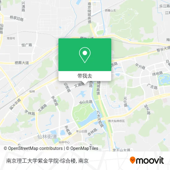 南京理工大学紫金学院-综合楼地图