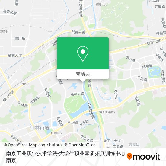 南京工业职业技术学院-大学生职业素质拓展训练中心地图
