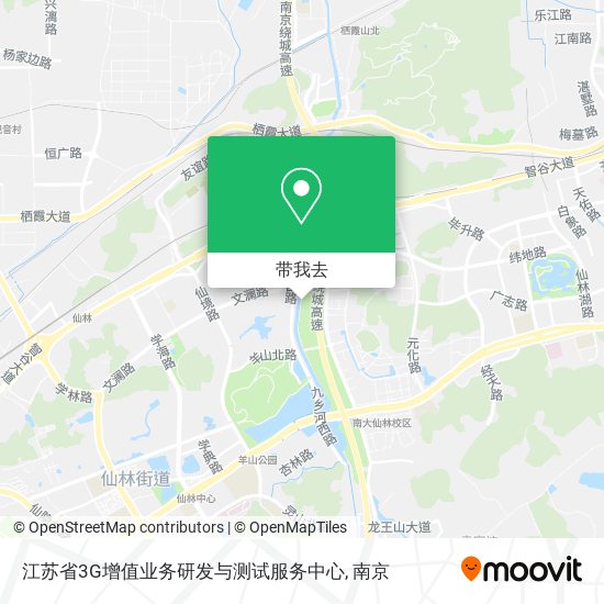 江苏省3G增值业务研发与测试服务中心地图