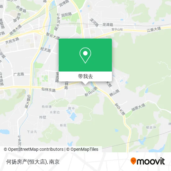 何扬房产(恒大店)地图
