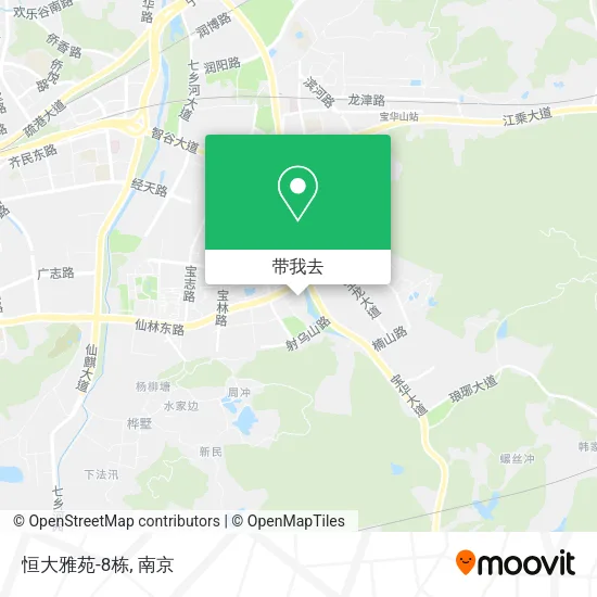 恒大雅苑-8栋地图