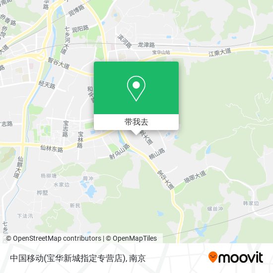 中国移动(宝华新城指定专营店)地图