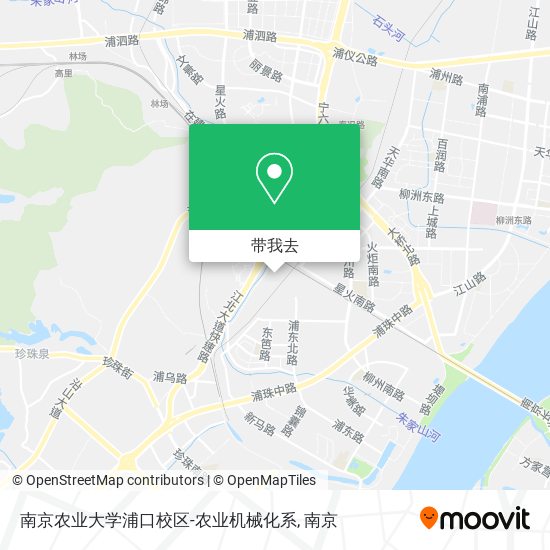 南京农业大学浦口校区-农业机械化系地图