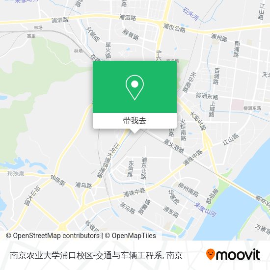 南京农业大学浦口校区-交通与车辆工程系地图