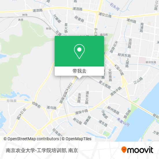 南京农业大学-工学院培训部地图