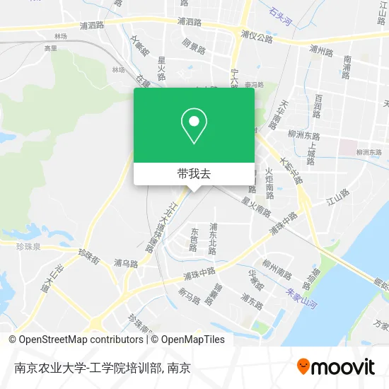 南京农业大学-工学院培训部地图