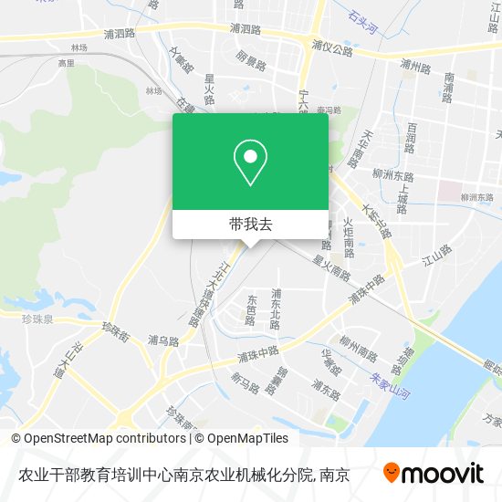 农业干部教育培训中心南京农业机械化分院地图